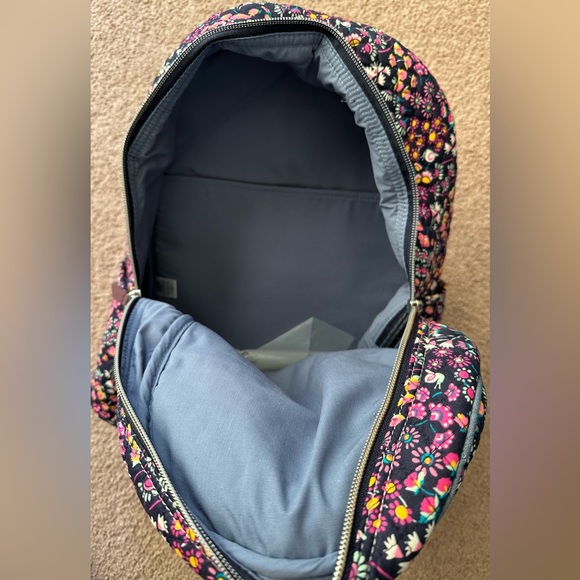 Vera Bradley Quilted Floral Backpack Garden Snail main image 15